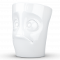 Preview: FiftyEight Henkelbecher Mug Verdutzt weiss